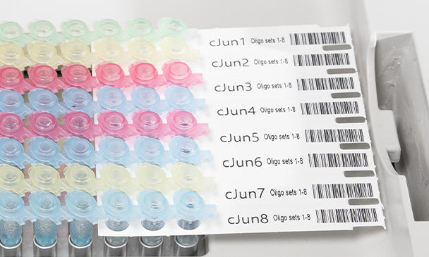 Non-Adhesive Thermal-Transfer Tags for High-Profile PCR Tubes & Tube Strips – 4.06″ x 0.36″ (PID-2)