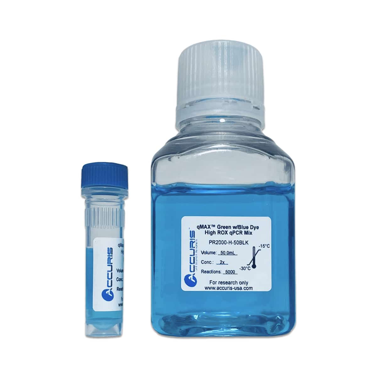 Accuris qMax Green, with blue tracking dye, High Rox qPCR Mix