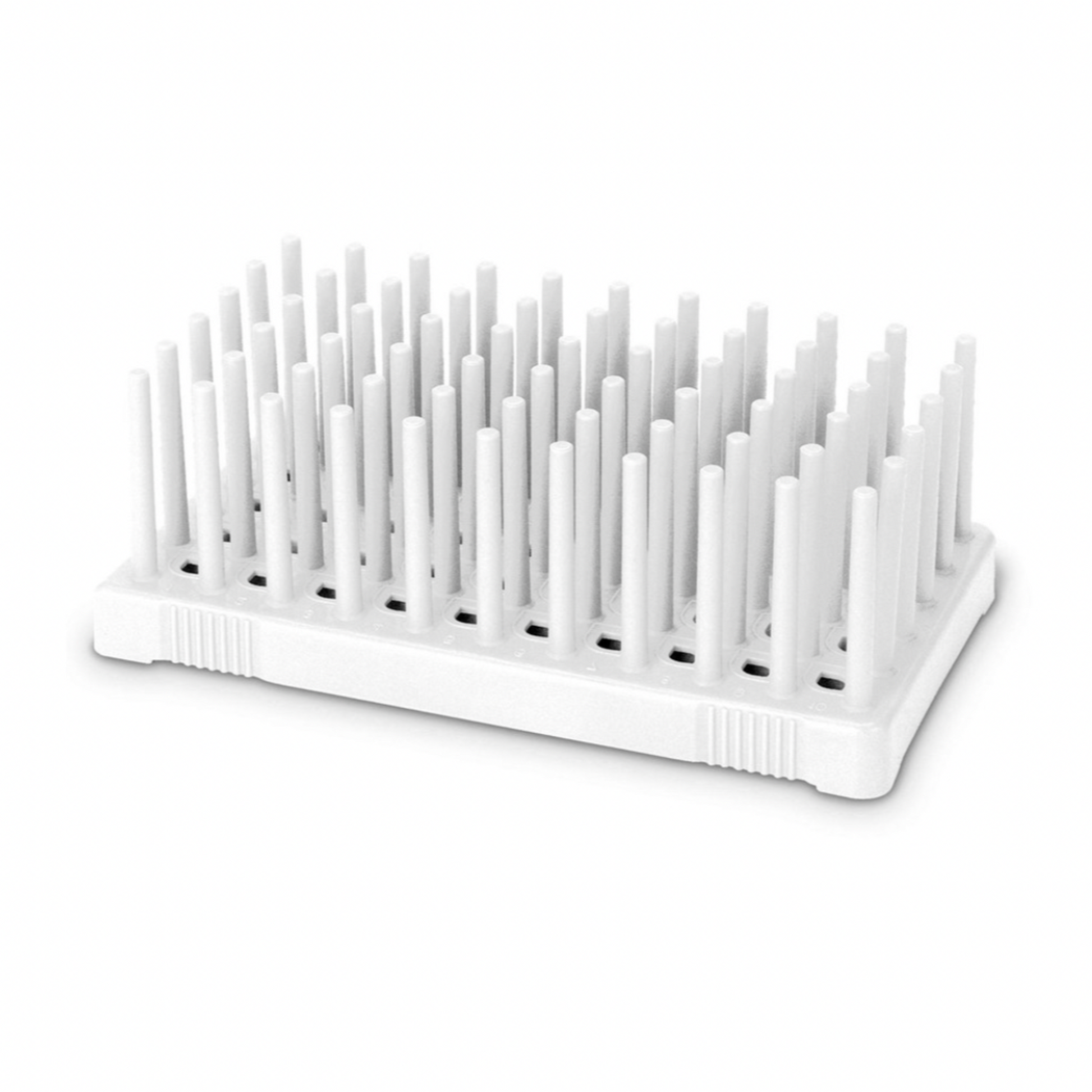 Peg Tube Rack, 50 well, white