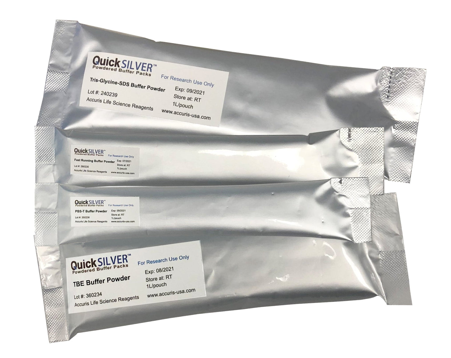 QuickSilver™ Powdered Buffer Packs