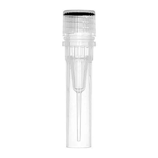 0.5 ml Screw Cap Tube, Self-standing, Clear Tube with Clear Cap