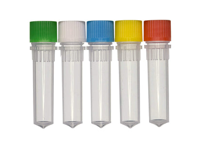 2.0 ml Screw Cap Tube, Conical, Clear Tube with Cap, 500pk (SCT-200)