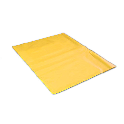 Poly liner Bags for Solid Waste Container, Yellow, pack/100