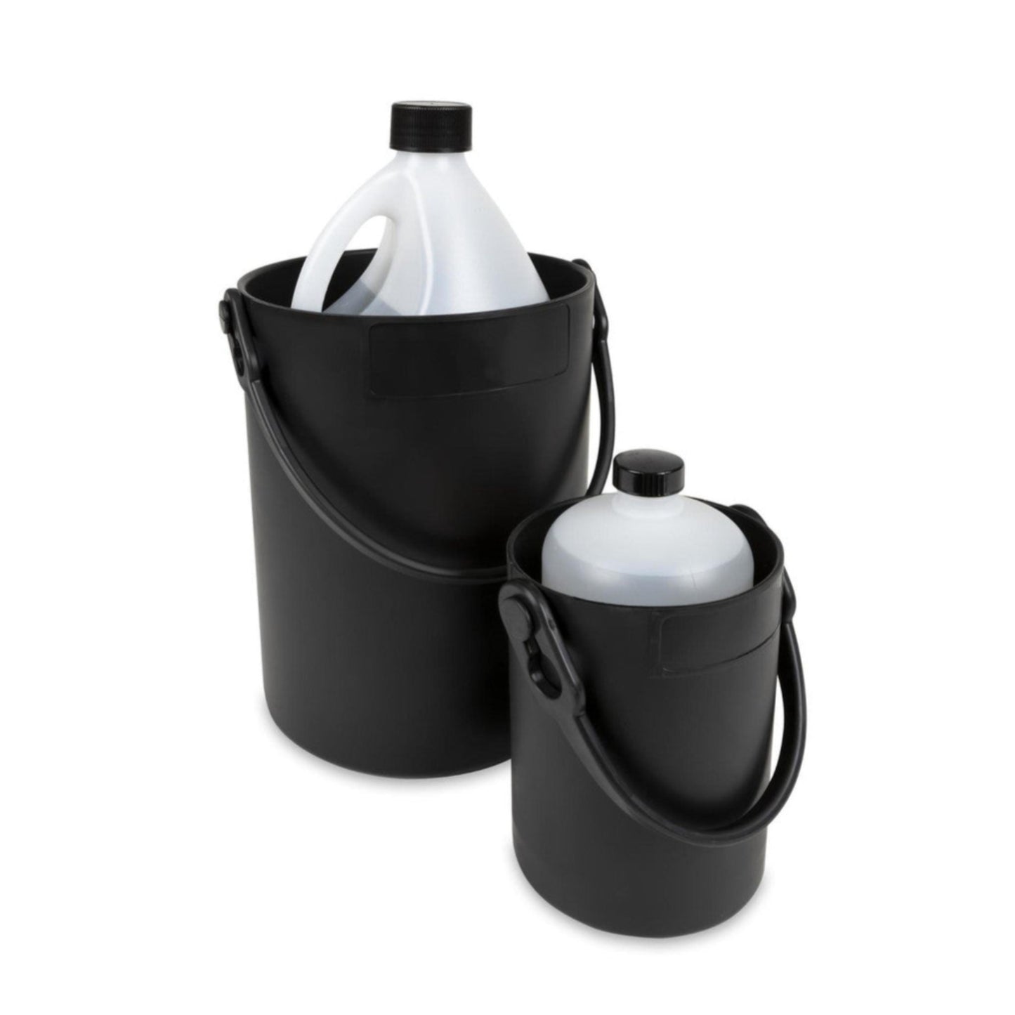 Safety bottle carriers, black