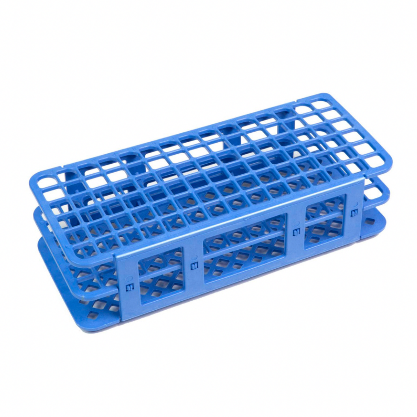 13mm Fold and Snap test tube racks, blue