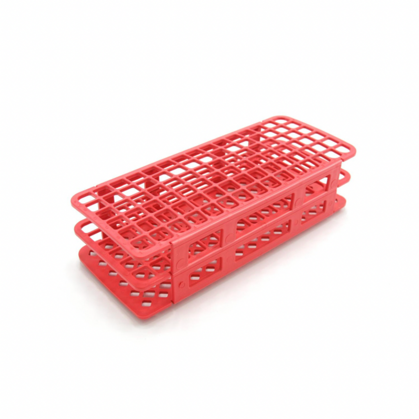 13mm Fold and Snap test tube racks, red