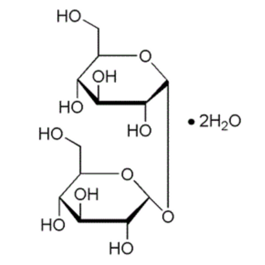 D(+)-Trehalose dihydrate structure