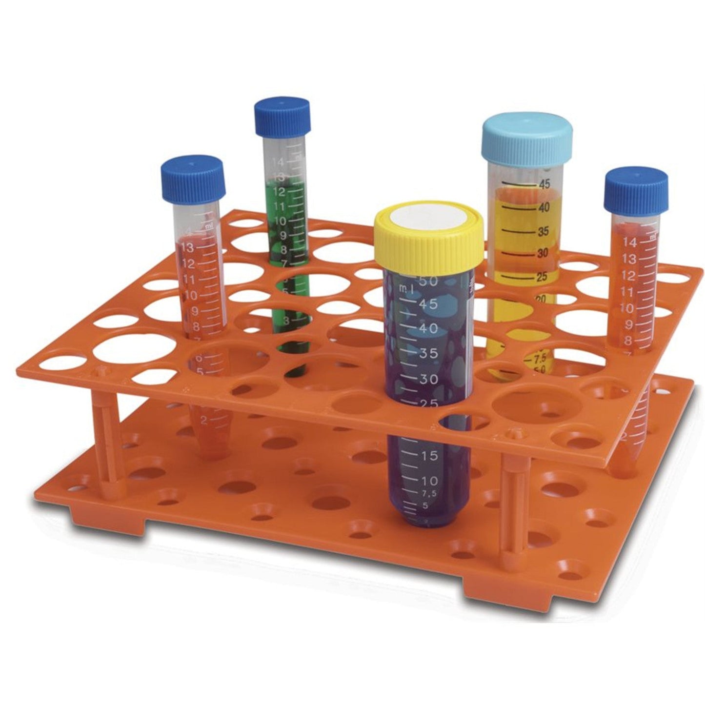 Snap-Together conical tube rack 