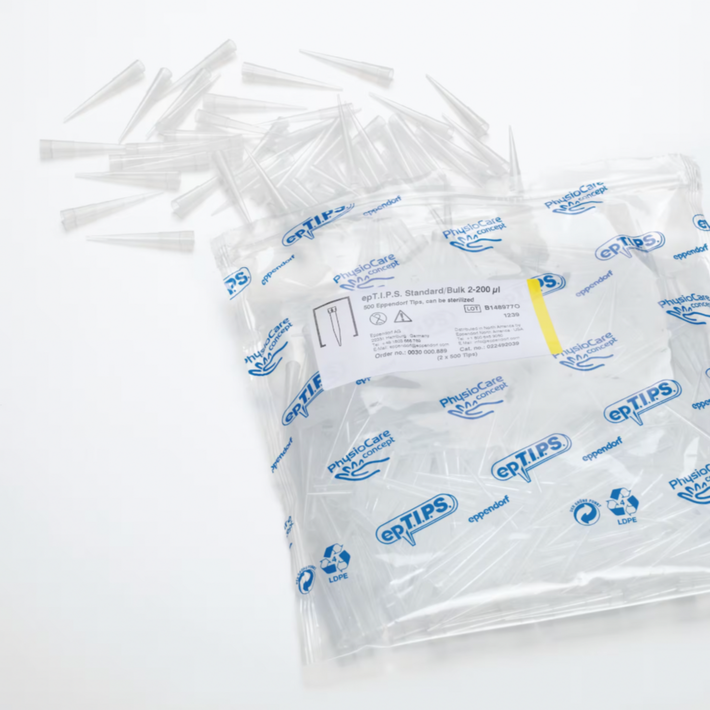 epTIP pipette tips in a bag