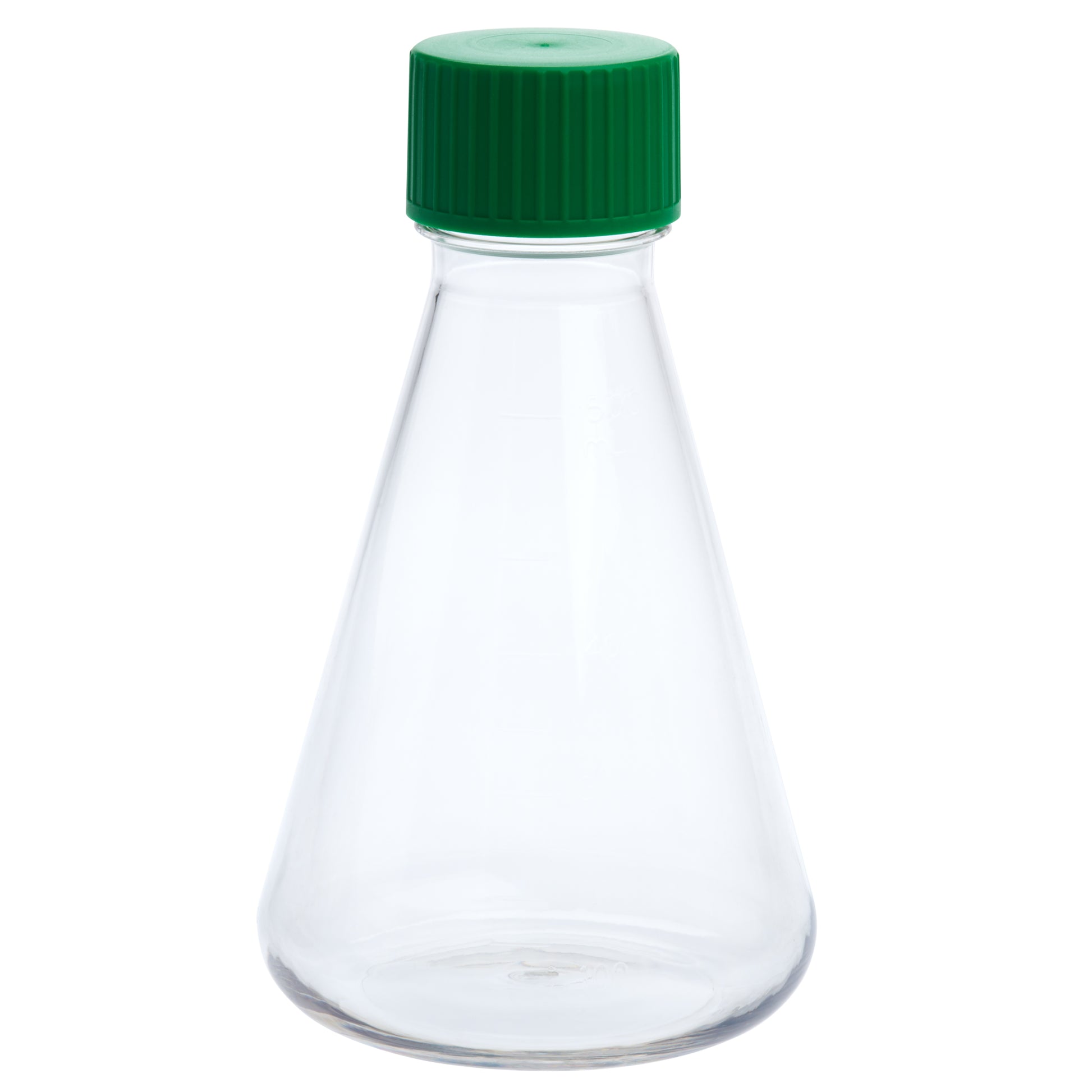 500mL Erlenmeyer Flask, Solid Cap, Plain Bottom, PETG