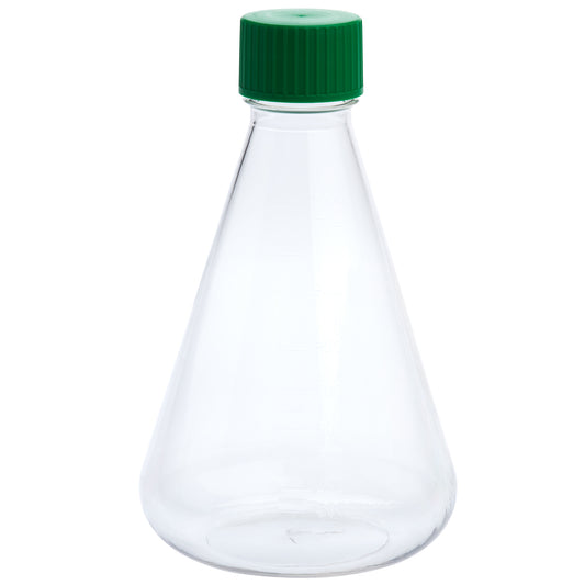 1000mL Erlenmeyer Flask, Solid Cap, Plain Bottom, PETG