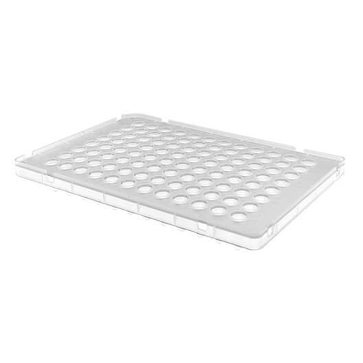 Clear semi skirted PCR plate